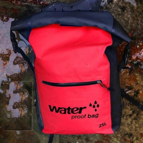 25L Waterproof Dry Bag Backpack Rucksack Storage Pack Sack Swimming Rafting Kayaking River Trekking Floating Sailing Canoe Boat