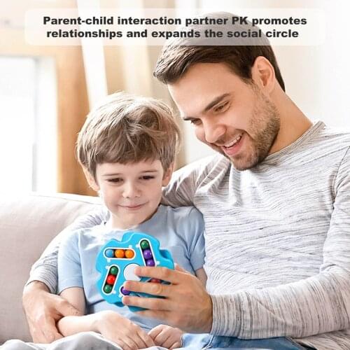 Rotating Magic Beans Cube Fingertip Spinning Toy Magic Bean Cube Spinning Top Adults Stress Relief Spin Bead Spinners Puzzle Toy