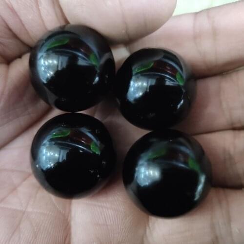 1pcs 2.5cm Natural Crystal Heal Obsidian Crystal Ball for Fengshui Ball sphere, Meditation, Crystal Healing