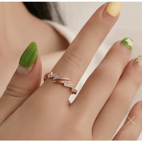1pcs Lady Fashion Party Favors Adjustable Rings for Women Finger Jewelry Gift for Valentines Party Gifts for Souvenir
