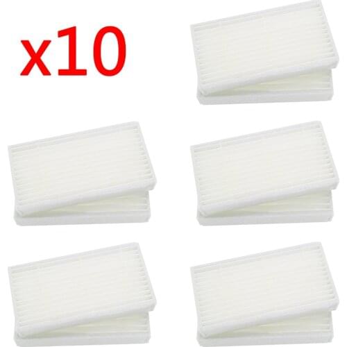 10pc Vacuum Cleaner Filters HEPA Filter for CHUWI V3 iLife X5 V5 V3+ V5PRO ECOVACS CR130 cr120 CEN540 CEN250 ML009 Cleaner Parts