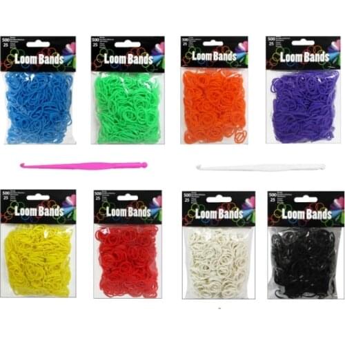 3pcs/lot kid 600 bands+24 S-Clips/pack Tie Dye Silicone Elastic Candy Rubber Loom Bands Multy mixed Refill DIY Bracelet r3647