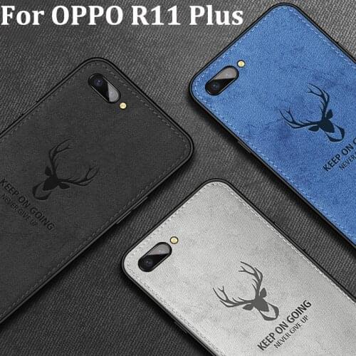 For OPPO R11 Plus Case Soft phone case For OPPO R11plus Cases Protection Back Cover OPPOR11plus Cloth + TPU phone case Shell