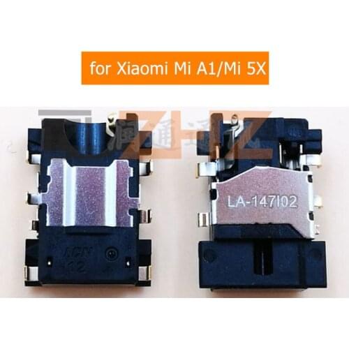 For Xiaomi Mi A1 Earpiece Audio Headphone Jack Model Earphone Jack Flex Cable for Xiaomi Mi 5X Replacement Repair Spare Parts