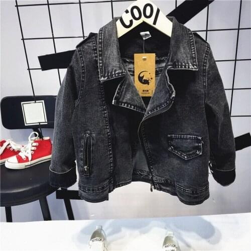 2019 boys Denim Jacket For Boys Fashion Coats Children Clothing Autumn Baby Girls Clothes Outerwear Cartoon Jean Jackets Coat