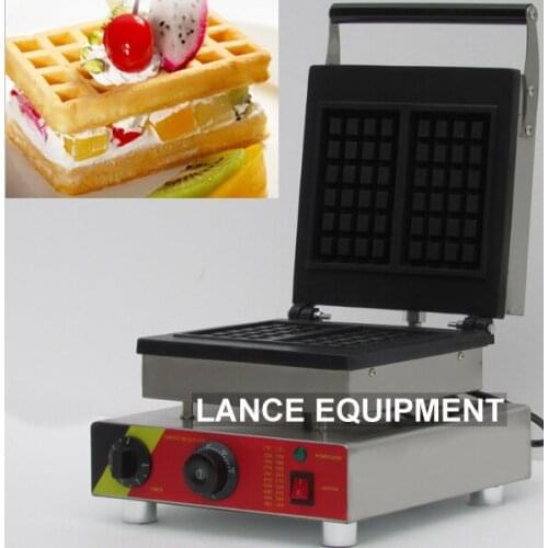 Electric professional waffle maker, machine to make waffle, cast iron waffle maker