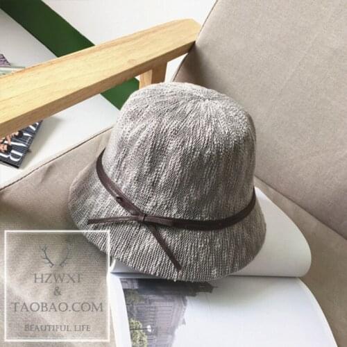 K166 Womens Hat Bowler Hat Panama 2021 Womens Summer Hat Bucket Hat Sun Protection Fashion Sun Visor Breathable Basin Cap