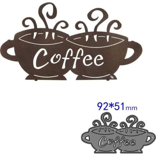 Metal cutting dies cut die mold coffee decoration Scrapbook paper craft knife mould blade punch stencils dies