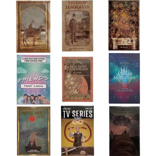 Impressionist Tarot and Frienda Tarot Cards Deck Board Games English For Family Gift Party Playing Card Game TV Series Tarot