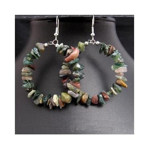 Wholesale Handwork Stone Earrings,Multicolor A-gate Crystal S925 Silvers Dangle Earring,Perfect Women Wedding Birthday Gift