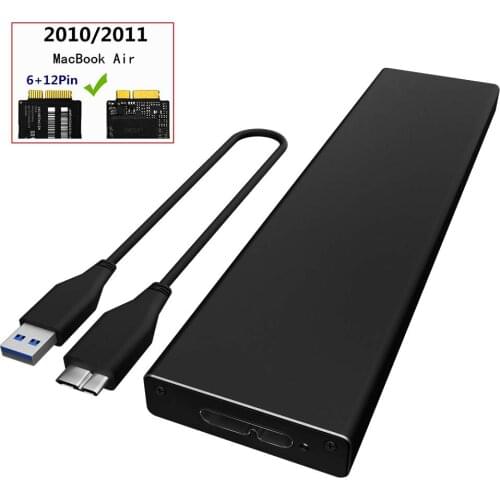PCIe SSD Enclosure For MacBook Air 2010 2011 USB 3.0 to A1369 A1370 External SSD Case For MC503 MC505 MC506 MC965 MC968 MC969
