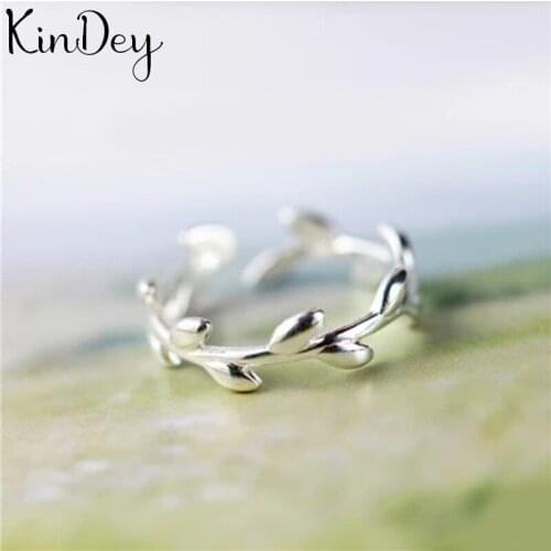 Romantic Charming Leaf Open Ring for Women Vintage Boho Knuckle Party Rings Gothic Punk Jewelry Gifts for Girls
