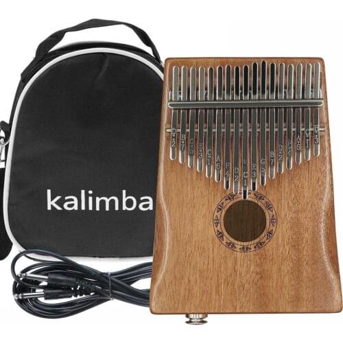 Teclado Musical Kalimba 17 Keys Thumb Piano Mahogany Body Kalimba For Beginners Instruments