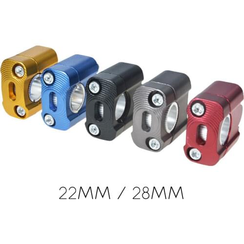 CNC moto handle bar heightening clamps moto handlebar adapter mount fixed seat 22MM 28MM unviersal motorcycle handlebar riser