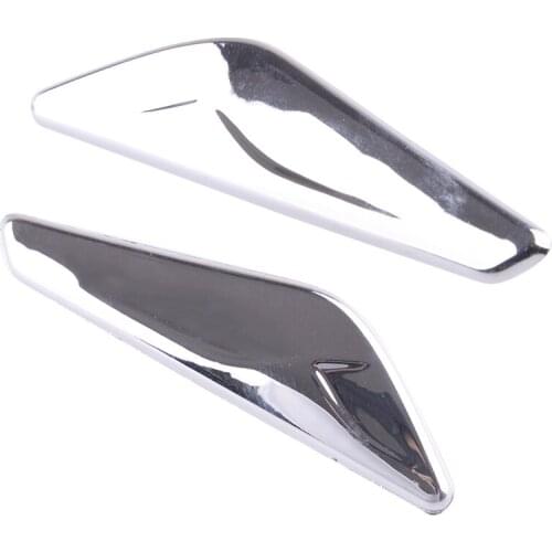 1 Pair Fender Panel Side Marker Signal Light Finisher Trim Decor Car Chrome Fit For BMW X3 X4 F25 F26 51117338570 51117338569
