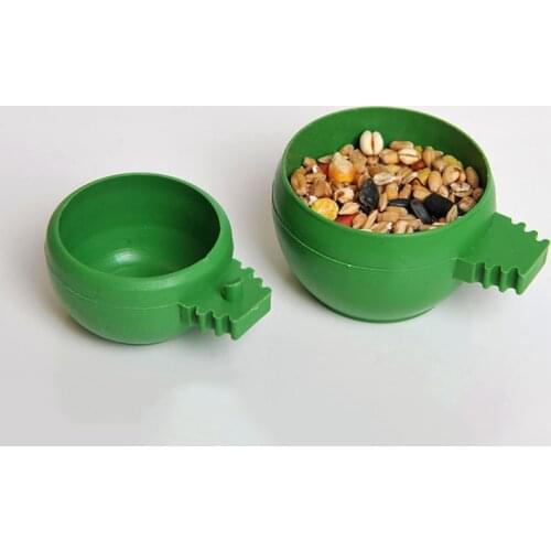 1PC High Quality Plastic Sand Cup Feeding With Handle Food Water Bowl Splash-proof Cup Pet Supplies