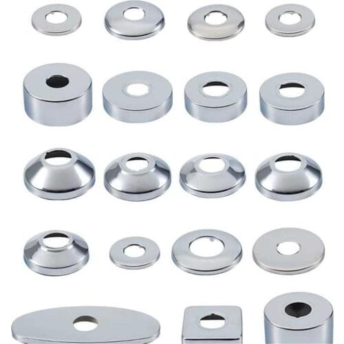 4pcs Faucet Shower Angle Valve Stainless Steel Decorative Cover Shower Accessories