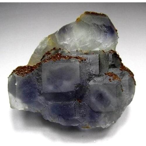 744g Blue Phantom Fluorite Cluster - crystals and stones healing Mineral specimen Home Decor feng shui decoration