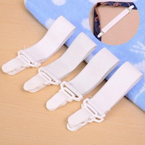 8Pcs Useful Elastic Bed Sheet Clip Fasteners Mattress Cover Blankets Grippers Holder Fixing Slip-Resistant Belt Laundry Product