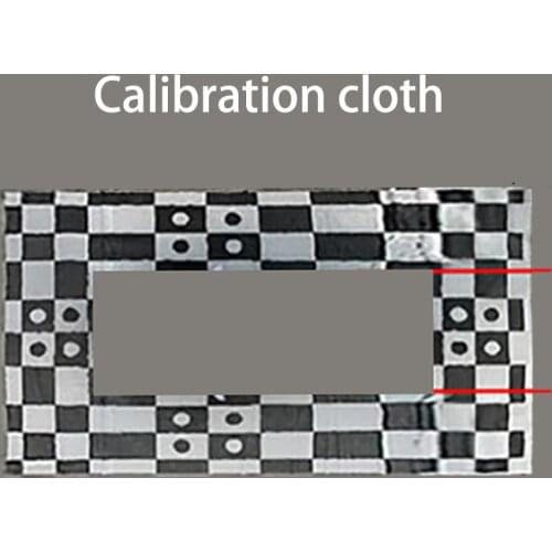 AHD 360 degree car Camera System calibration Cloth for 3D Car bird eye around view 4 way camera System