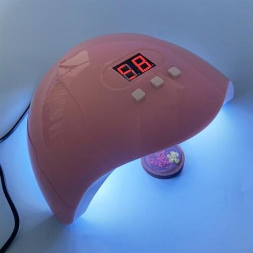 54W Smart Phototherapy Nail Machine UV Resin Curing Machine Drying Tool Gel Polishing 18 Lamp Beads USB Interface
