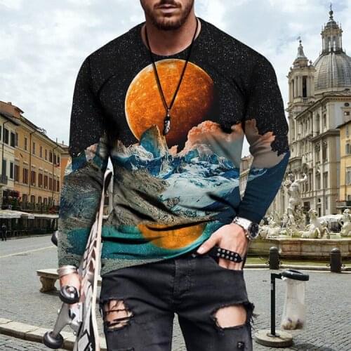 BOUSSAC Men's Long Sleeve T-Shirts