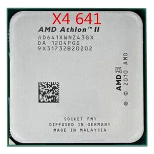 AMD Athlon II X4 641 FM1 Quad-Core CPU 100% working properly Desktop Processor