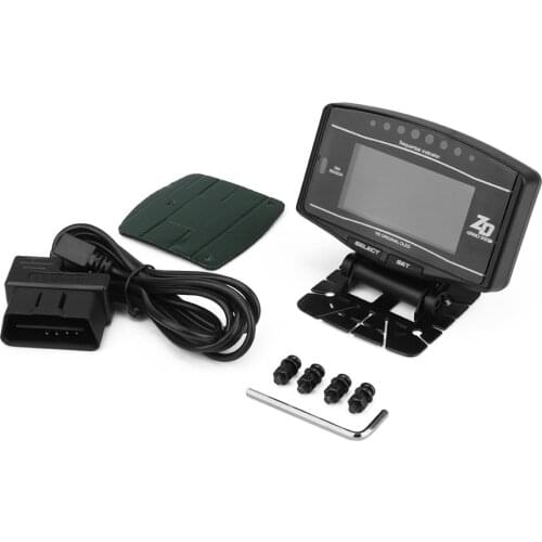 OBD2 Hud Head Up Display OBD Ii Digital Car 10 in1 racing style link Auto Gauge Sports Package Digital Tachometer Full Kit