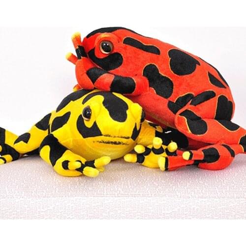 Children Plush Toy color frogs Baby Kids Stuffed Toy Christmas Gift Simulation frog
