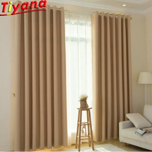 Purple/Yellow/Dark Grey 85% Blackout Curtains for Living Room UV Protection Curtains for Bedroom Hotel Window Drapes W-HM036#40