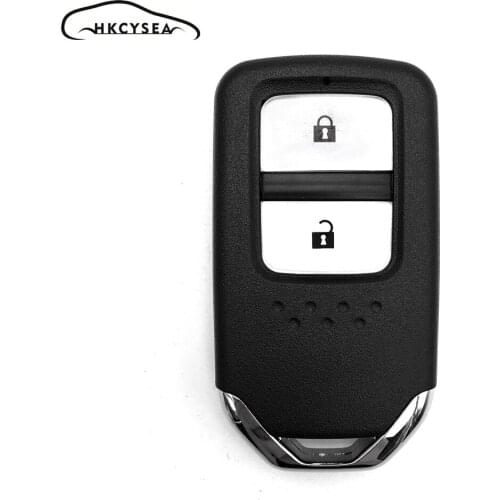 HKCYSEA 2 Buttons Car Key Remote 433mhz 47 Chip for Honda New Fit Binzhi XRV Smart Card 72147-T5A-G01