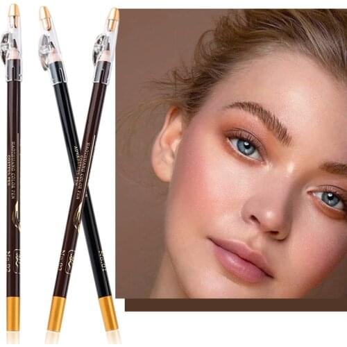 Eyebrow Pencil Waterproof Eye Brow Eyeliner Eyebrow Pen Pencil Makeup Beauty Cosmetic Tool Long-lasting Brown Eyebrow Pencil