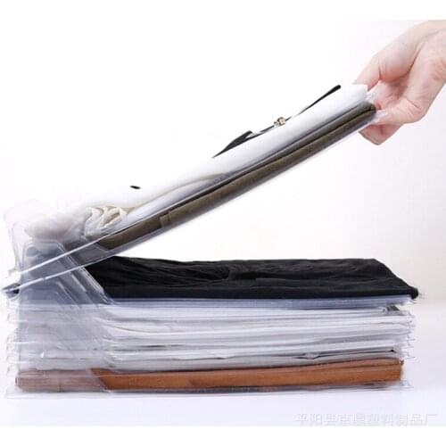 5/10Pcs Creative Fast Clothes Fold Board Shaper Clothes