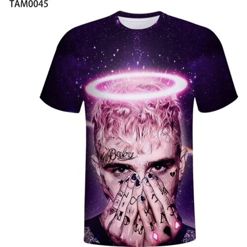 Cool Lil Peep 3d T Shirt Men / Women Fashion Casual O-neck T-shirt 3D Print Lil Peep TShirt Popular Harajuku Clothes Tops Tees
