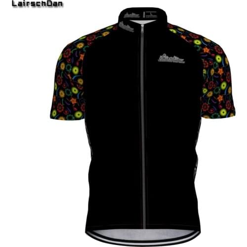 LairschDan Black Cycling Jersey 2021 Team Men Summer Bicycle Wear Racing Sport Bike Clothes Short Sleeve Fahrrad Trikots Herren