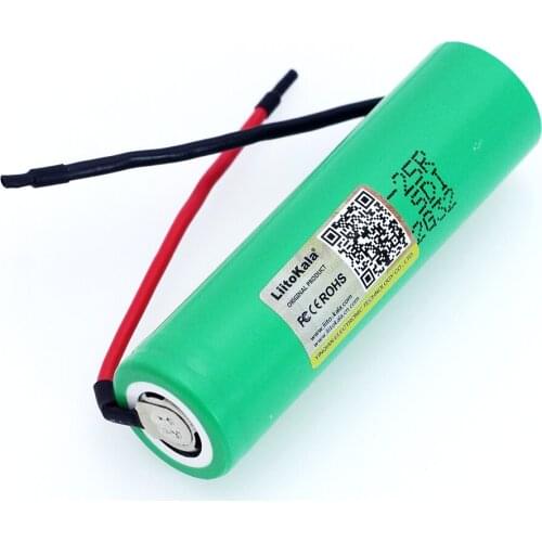 1-10PCS Liitokala 18650 25R 2500mAh lithium battery 20A continuous discharge power electronic battery for +DIY line