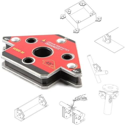 Magnetic Clamp Soldering Locator Arrow Welding Holder Multi-angle Solder Fixer Magnet Weld Positioner Locator Tool WMS-S M 2PCS