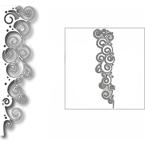 New Sea Fancy Waves Border 2020 Metal Cutting Dies for DIY Scrapbooking Decoration and Card Making Embossing Craft No Stamps