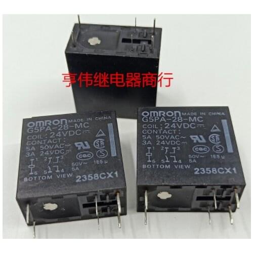 Original& New 10PCS/lot Relay G5PA-28-MC G5PA-28-MC-12VDC G5PA-28-MC-24VDC G5PA-28 G5PA-28-12VDC G5PA 28 MC 12V 6PIN