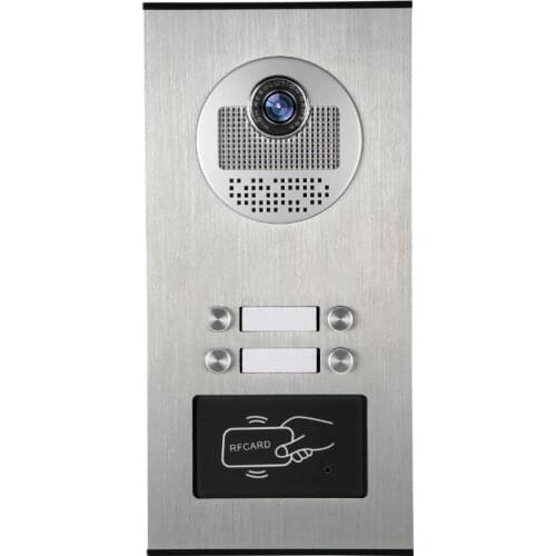 700TVL 4 Key Wired Video Door Phone Outdoor Camera