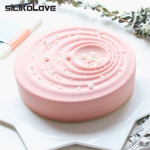 SILIKOLOVE 3D Mousse Cake Moulds For Ice Creams Chocolates Cake Mold Pan Bakeware