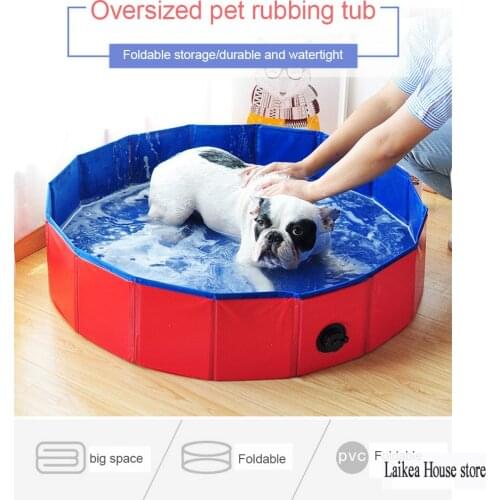 Pet Bathtub Dog Swimming Pool Medium and Large Dog Bathtub Paddling Pool Folding Bathtub Dog Bathtub Eco Friendly Materials