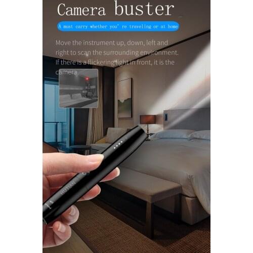Hidden Cam Pen Anti Spy Camera Detector Bug Gadget Wireless RF Signal Finder Audio GSM Anti GPS Car Tracking Wiretapping Scanner
