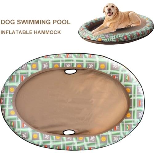 Dog Pool Float Pet Swimming Pool raft Floating Bed Inflatable Dog Water Toys Spring Summer Swimming Ring Dog Swimming Pool Toy
