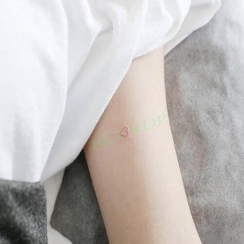 Waterproof Temporary Tattoo Sticker Love Heart Pattern Small Tatto Flash Tatoo Fake Tattoos Hand Leg Arm for Kids Men Women