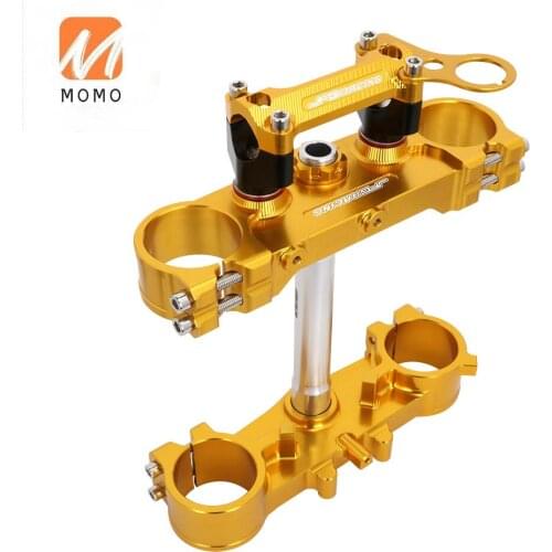 High quality 7075 t6 aluminum motorcycle Tripler Clamp