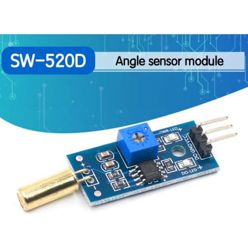 1PCS Golden SW520D SW-520D Angle sensor module Ball switch Tilt sensor module