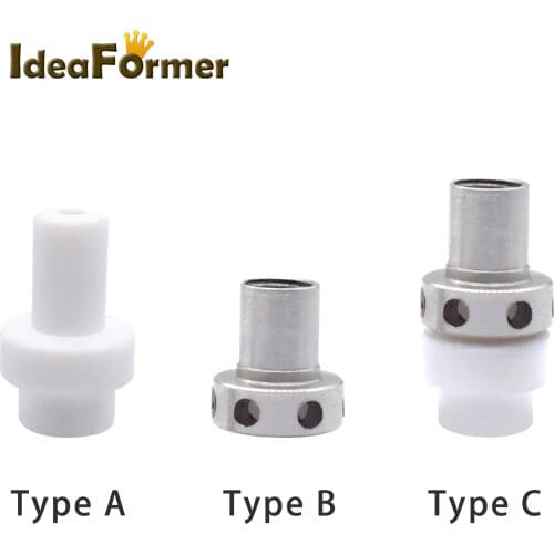 1 Pcs Ultimaker 2 UM2 Hot End Lsolator Coupler PTFE Connector Inner Sleeve for 1.75mm/3mm filament