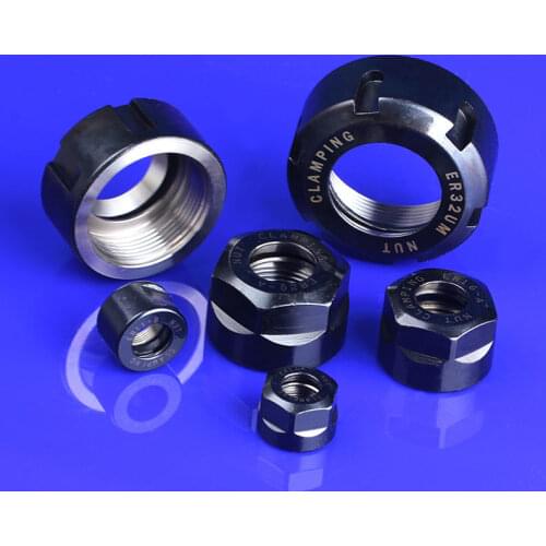 1Pc High Precision CNC Router Engraving Machine Nut ER Collet Accessory Sparepart ER11-A Nut Code 3798