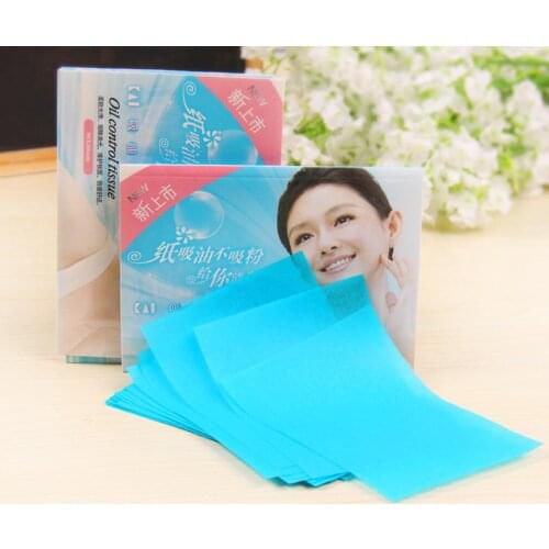 2x (40 Pcs/pack) Oil Control Face Absorbent Paper Face Oil Control Cleaning Wipes Absorbing Sheet Oily Tissue Face Care Paper